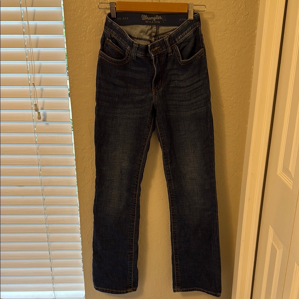 Wrangler Blue Bootcut Jeans